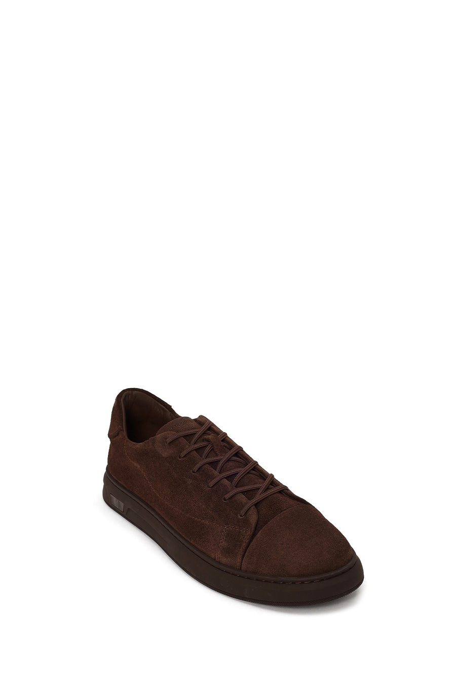 Erkek Kahverengi Bağcıklı Süet Deri Sneaker