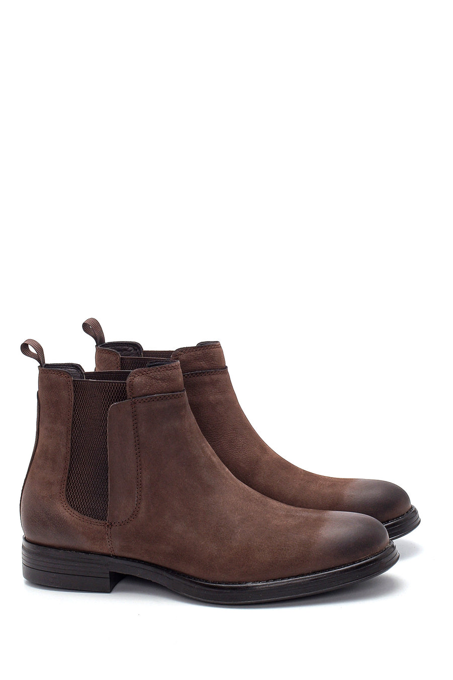 Men's Leather Nubuck Chelsea Boots