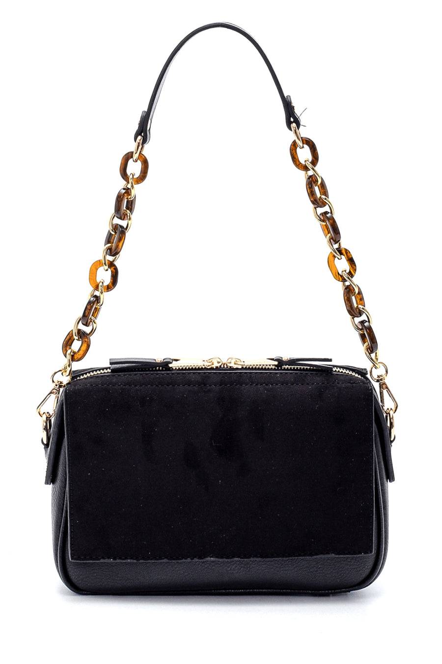 Women's Suede Detailed Shoulder Bag