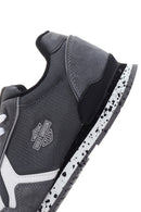 Harley Davidson Erkek Chevelle Gri Süet Detaylı Sneaker | Derimod