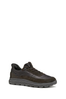 Geox Men Brown U Spherica Plus A - Nappa+Suede Lace-up Suede Sneaker | Derimod