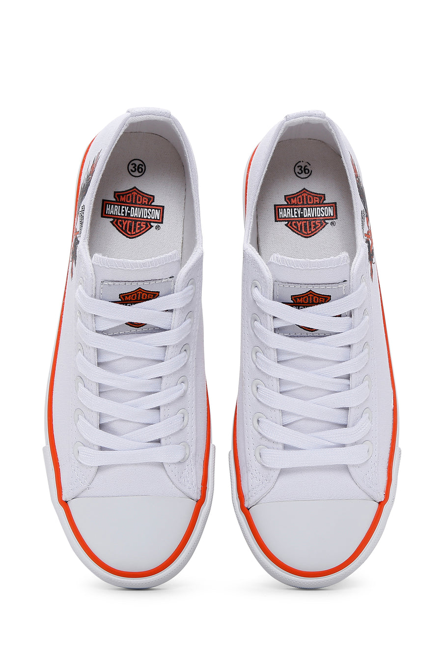Harley Davidson Women's White Sneaker