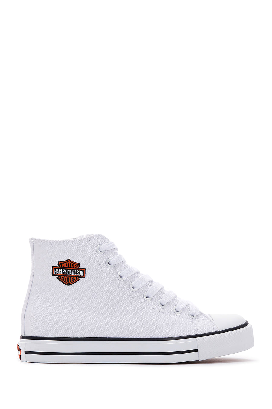 Harley Davidson Kadın Beyaz Pittsburgh Bilekli Sneaker 023Z100162 | Derimod