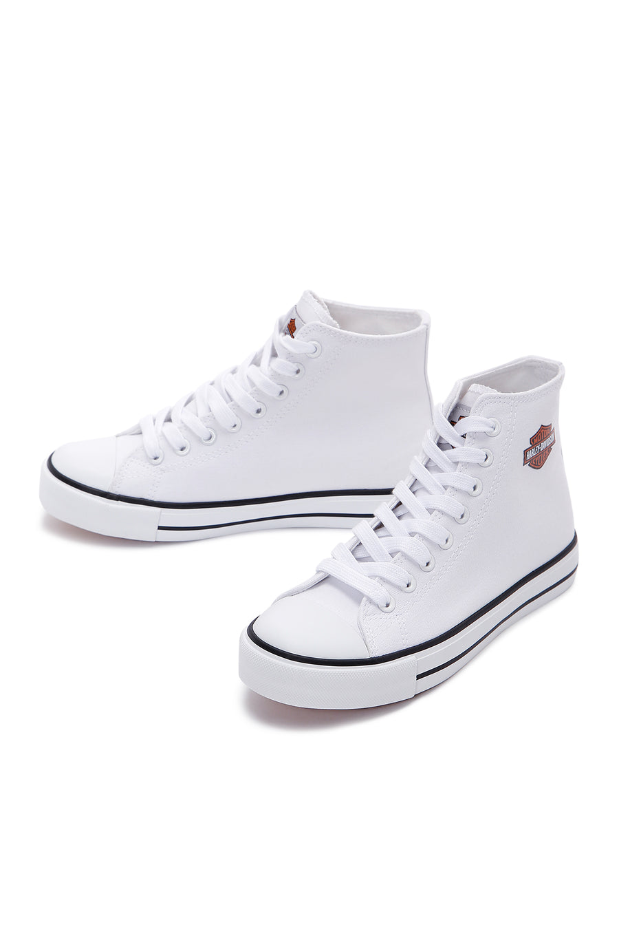 Harley Davidson Kadın Beyaz Pittsburgh Bilekli Sneaker