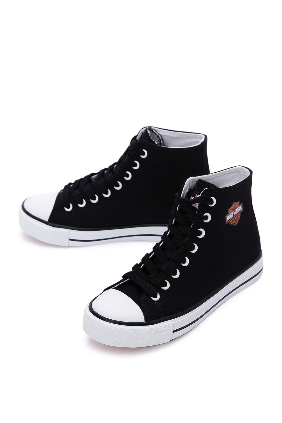 Harley Davidson Kadın Siyah Pittsburgh Bilekli Sneaker