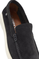 Erkek Gri Süet Deri Casual Loafer | Derimod