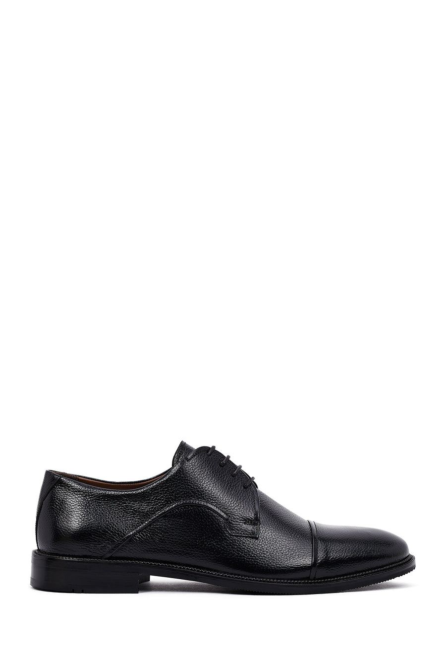 Male Black Lace-Up Leather Casual Shoes WM750007DF | Derimod