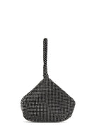 Women's Black Stone Mini Evening Clutch Bag | Derimod