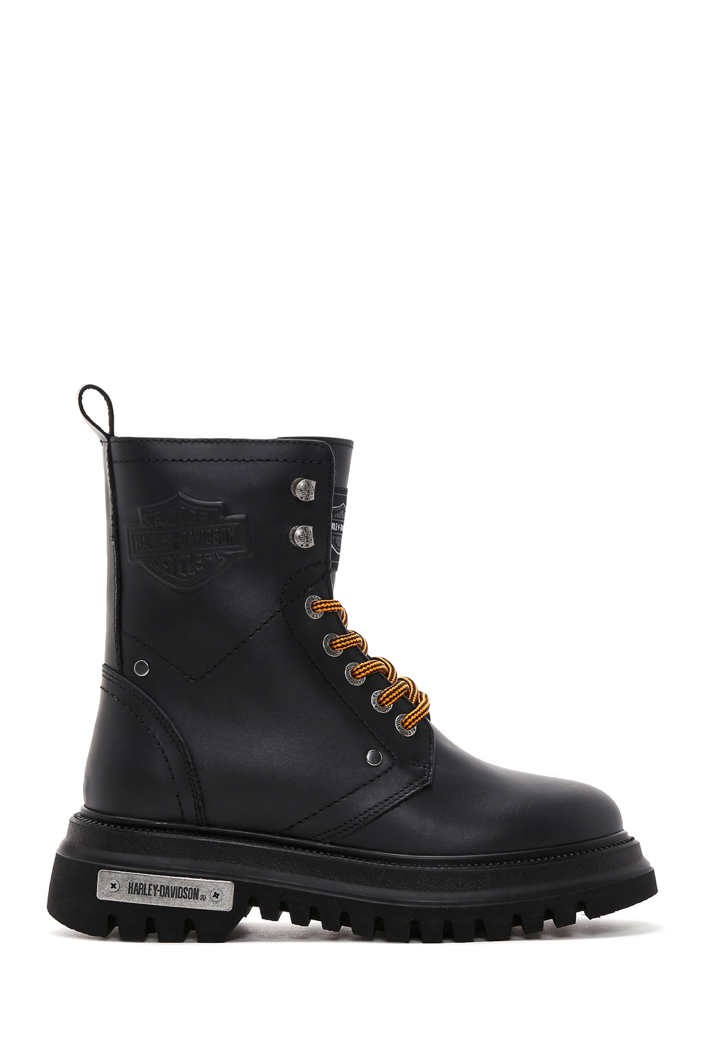 Harley Davidson Kadın Siyah Dearie Deri Postal Bot