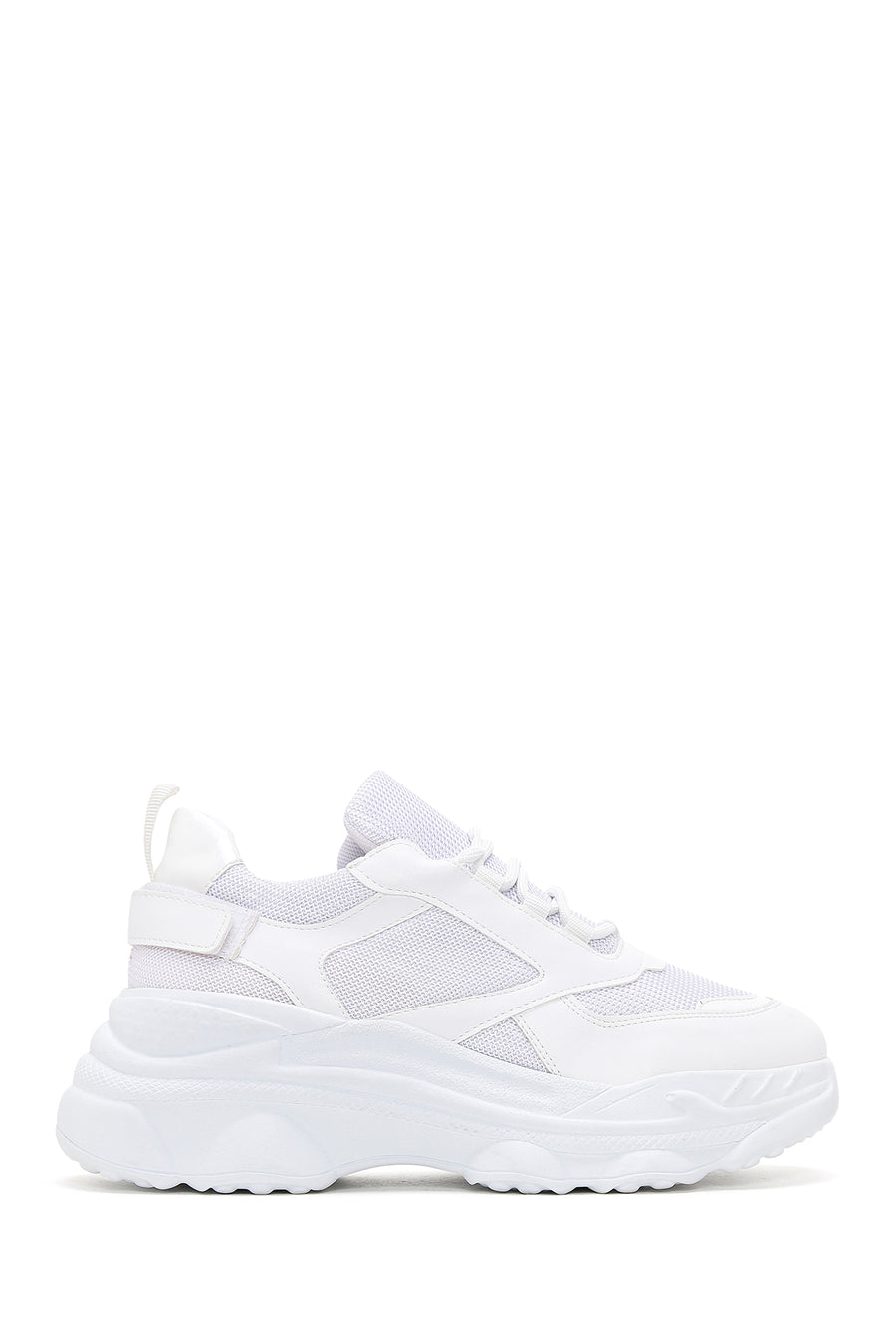 Women's White Thick Soled Sneaker 25SFE210114 | Derimod