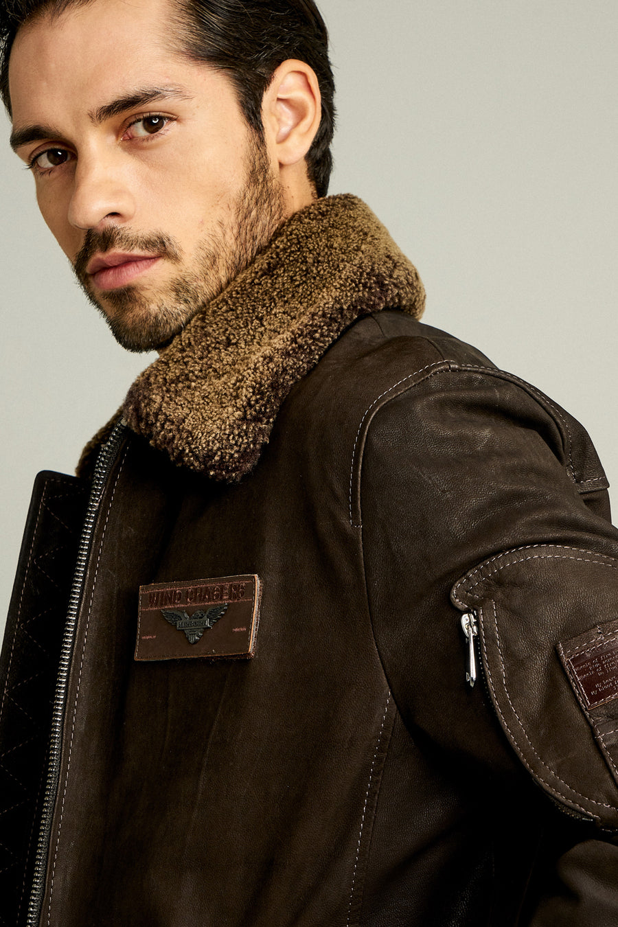 Falcon Men's Leather Jacket