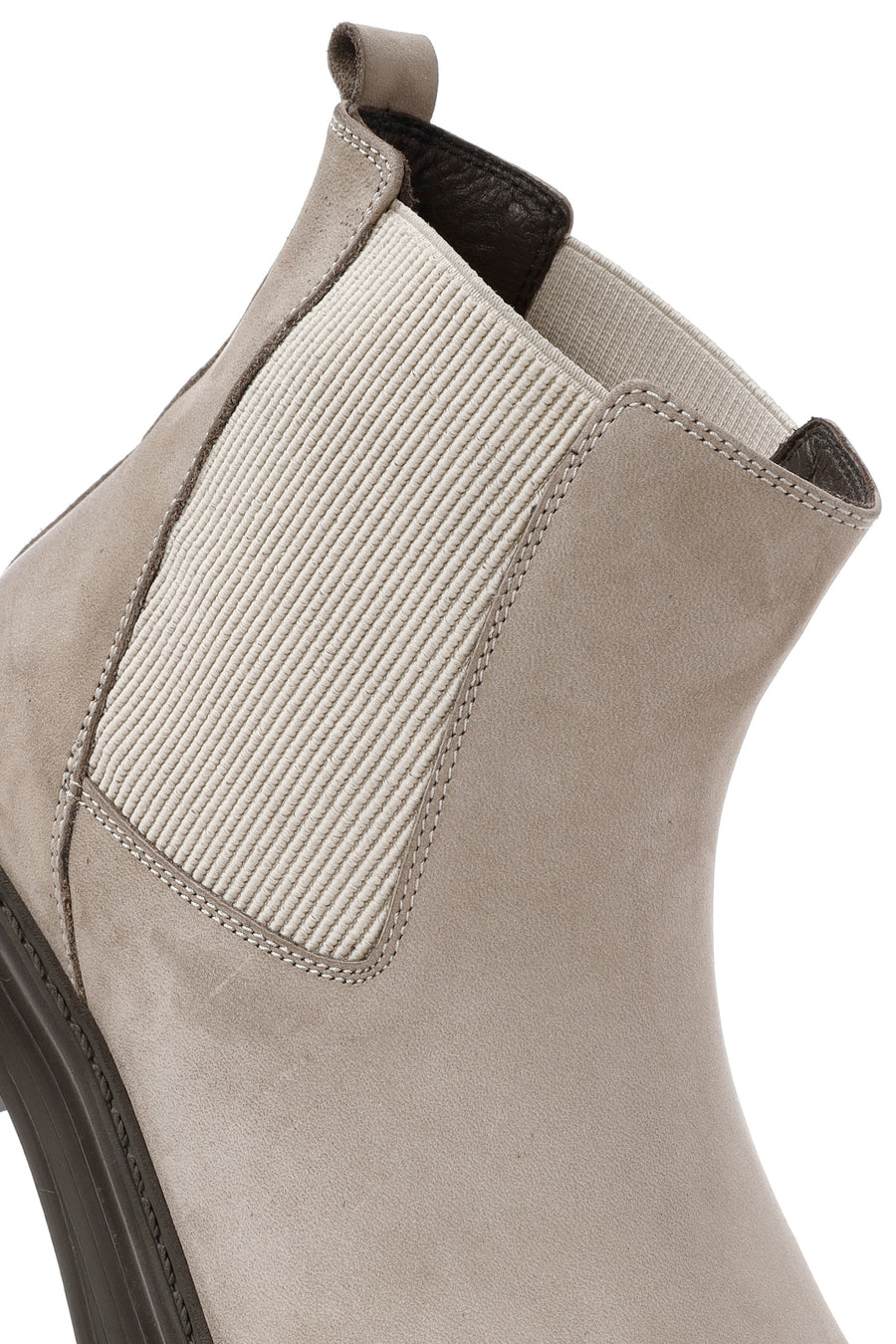 Men's Mink Nubuck Leather Casual Chelsea Boots
