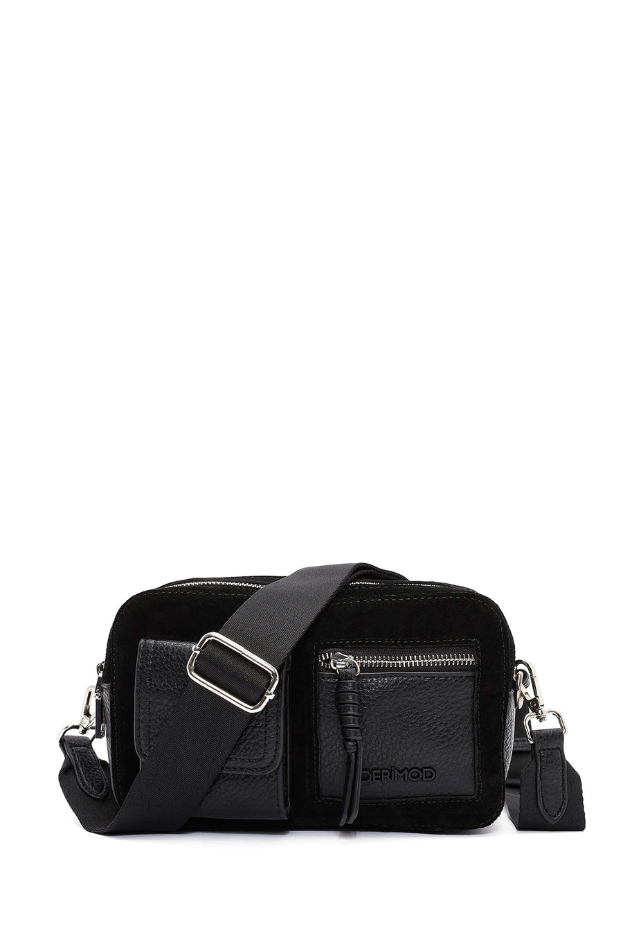 Women's Black Long Strap Crossbody Bag 24WBD251714 | Derimod