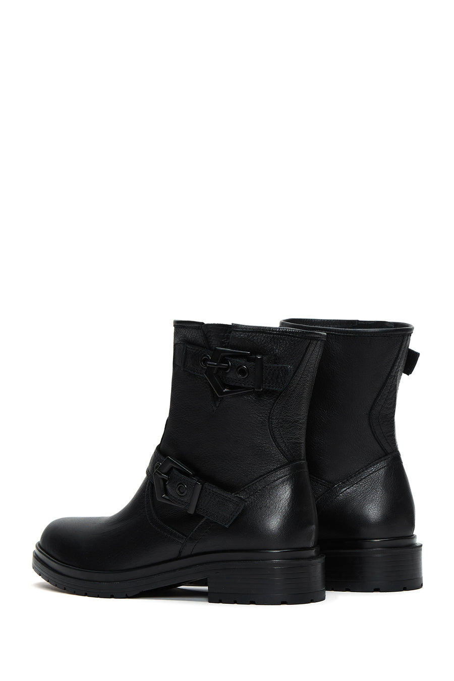 Women's Black Leather Boots