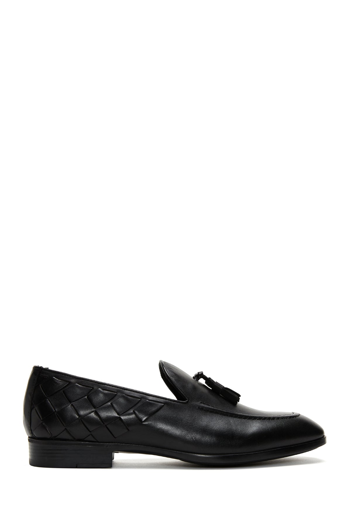 Men's Leather Knit Detailed Classic Loafer 22SFD614818 | Derimod
