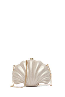 Women's White Long Chain Strap Mini Clutch Evening Bag | Derimod