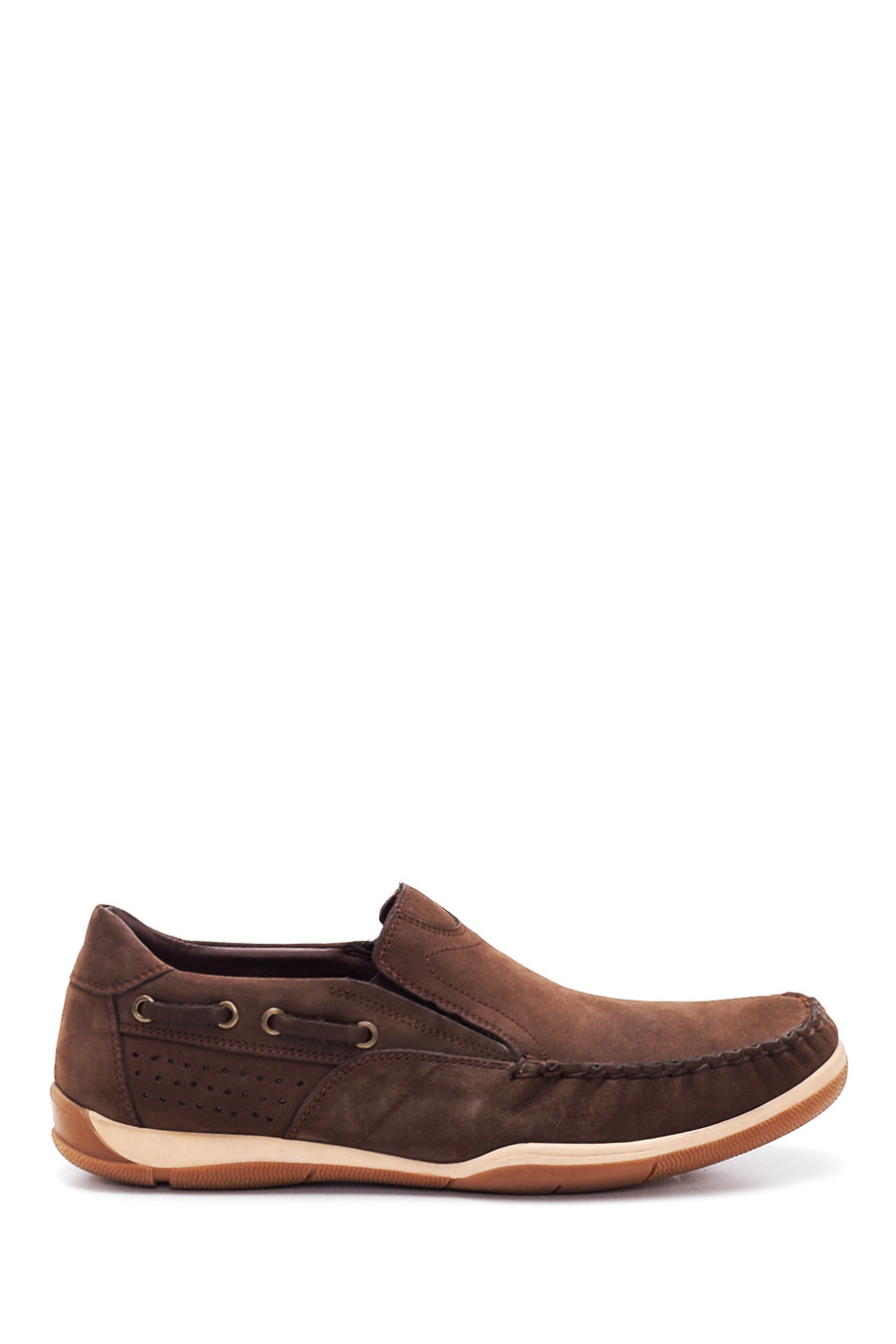 Erkek Deri Nubuk Loafer 22SFD6190V3 | Derimod