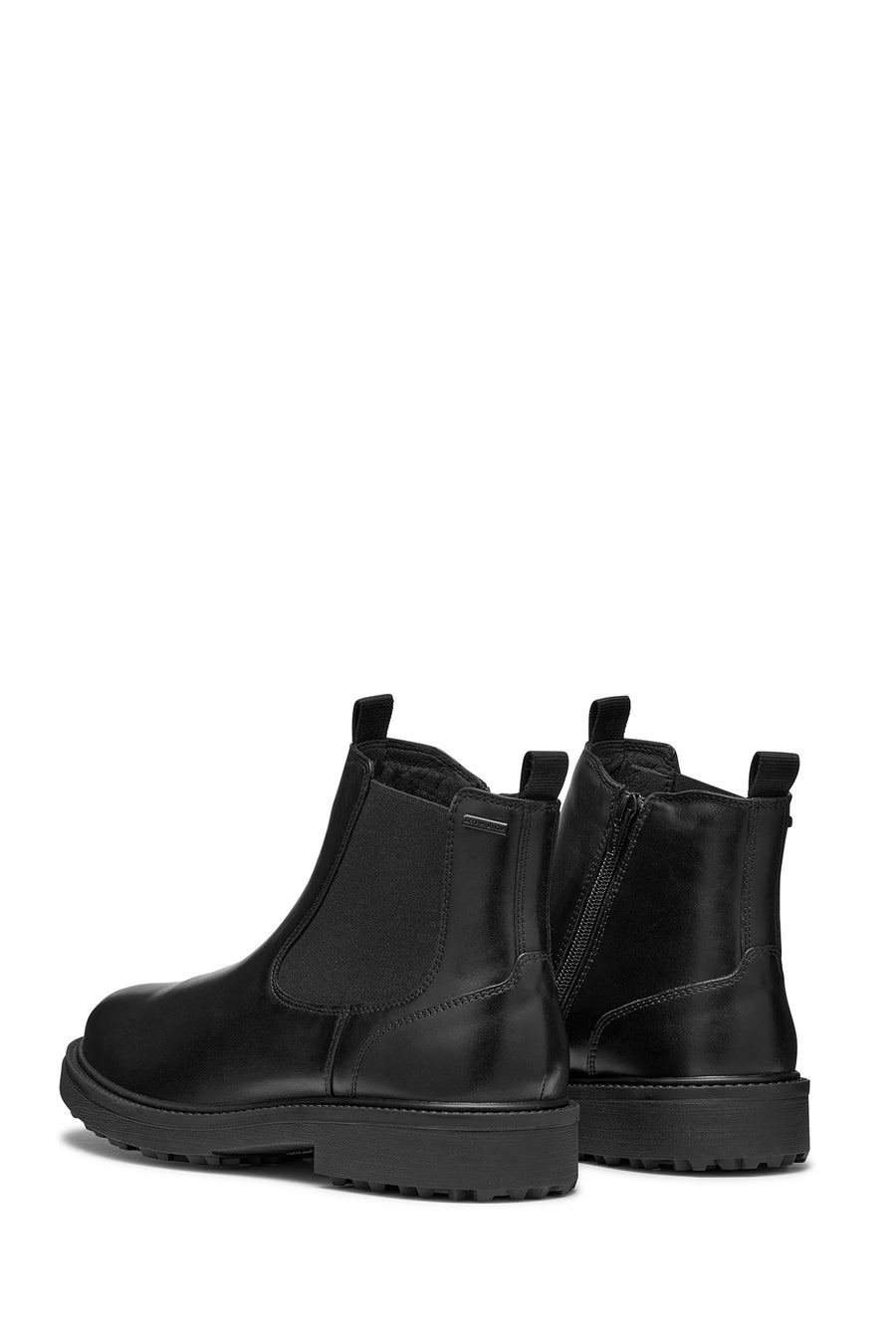 Geox Men's Black Lagorai + Grip Abx Zippered Waterproof Leather Casual Boots