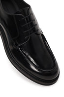 Male Black Lace-Up Leather Casual Shoes | Derimod