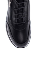 Kadın Deri Fermuar Detaylı Sneaker | Derimod