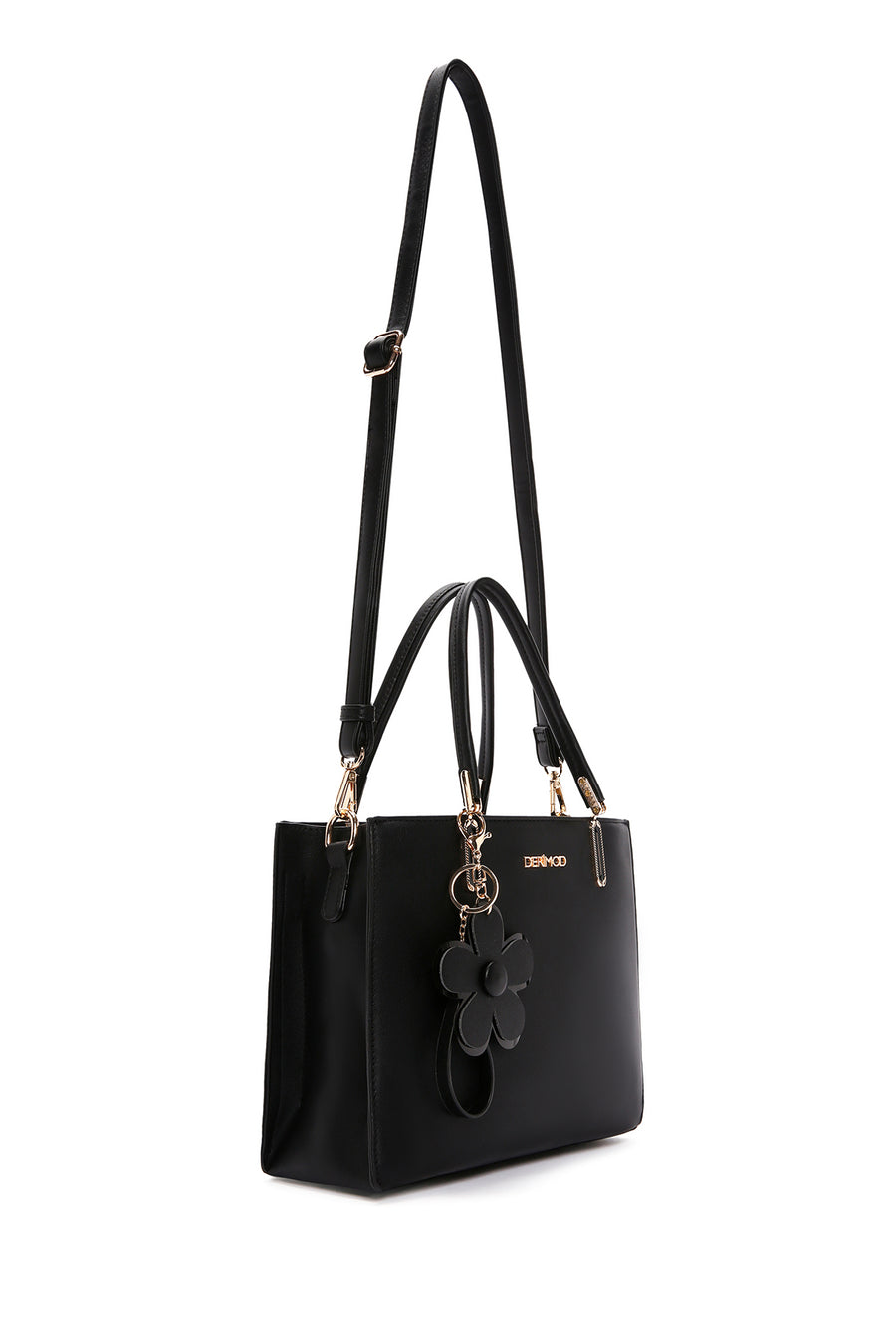Women's Black Long Strap Shoulder Bag