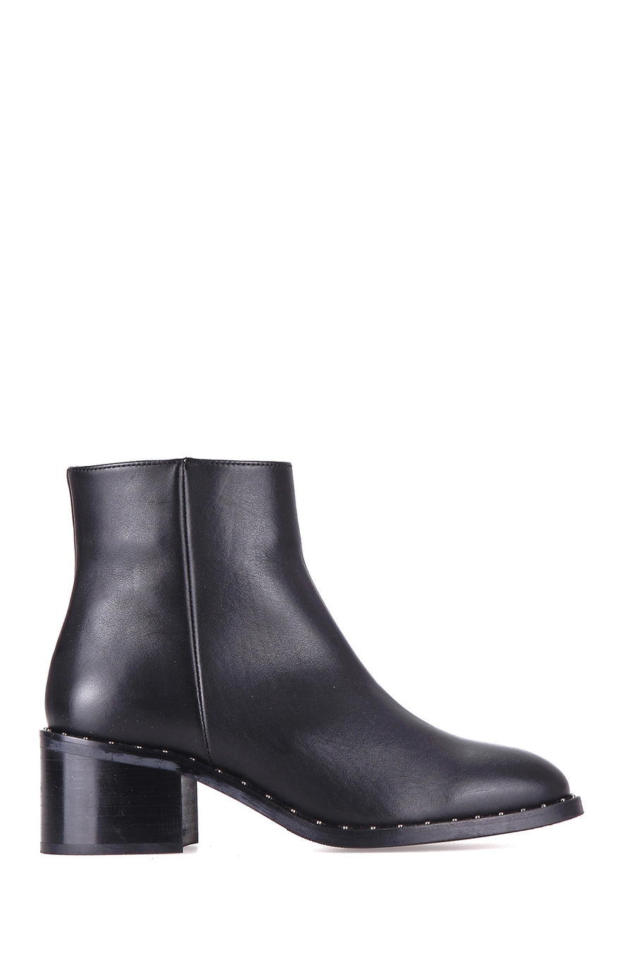 Women's Leather Boots with Stud Detail 18WFD180718 | Derimod