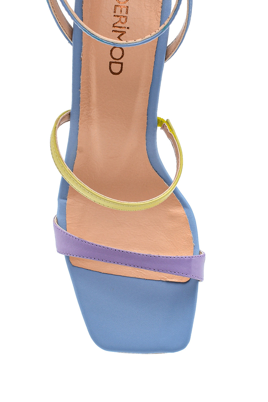 Women's Casual Heeled Leather Sandals