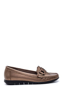 Women's Metallic Loafer | Derimod