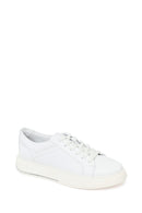 Erkek Beyaz Bağcıklı Deri Sneaker | Derimod