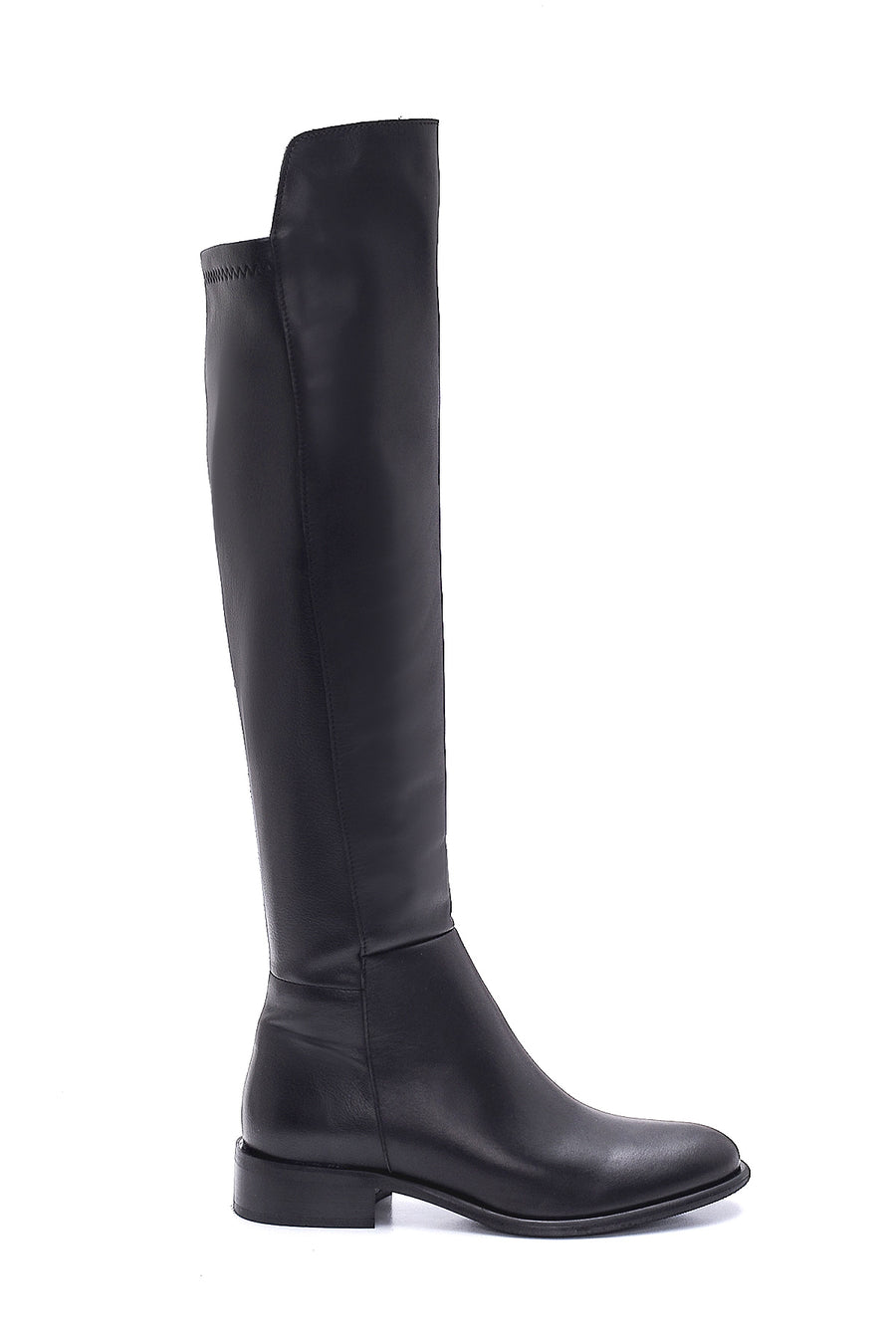 Women's Leather Zippered Boots 21WFD280418 | Derimod
