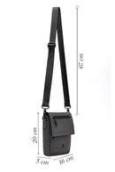 Men's Grey Mini Messenger Bag | Derimod