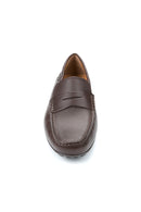 Geox Erkek Kahverengi U Moner 2Fit Casual Deri Loafer | Derimod