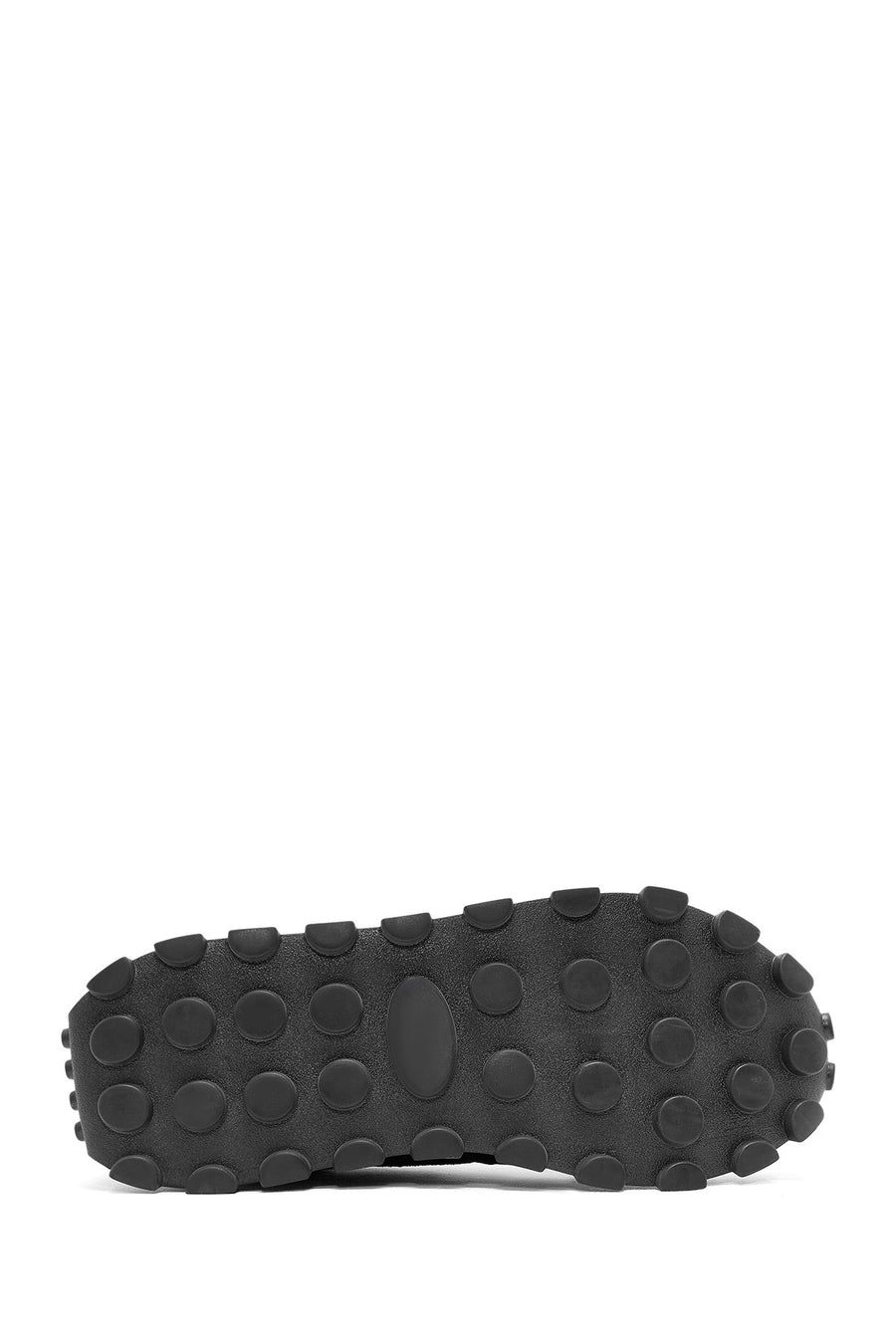 Men's Black Lace-up Leather Sneaker