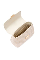 Women's Beige Long Strap Straw Shoulder Bag | Derimod