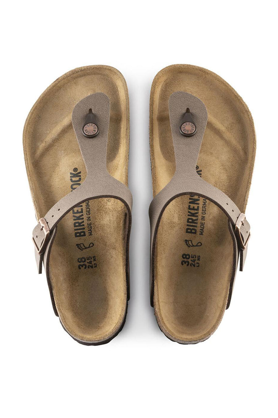 Birkenstock Kadın Kahverengi Bırko-Flor Nubuk Parmak Arası Terlik