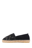 Women's Black Espadrille | Derimod
