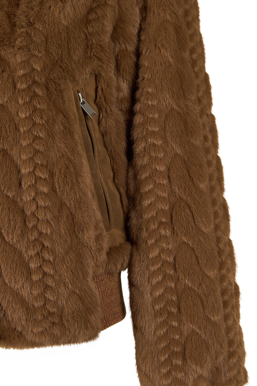 Aspen Woman Brown Teddy Jacket