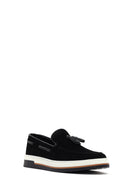 Erkek Siyah Süet Deri Casual Loafer | Derimod