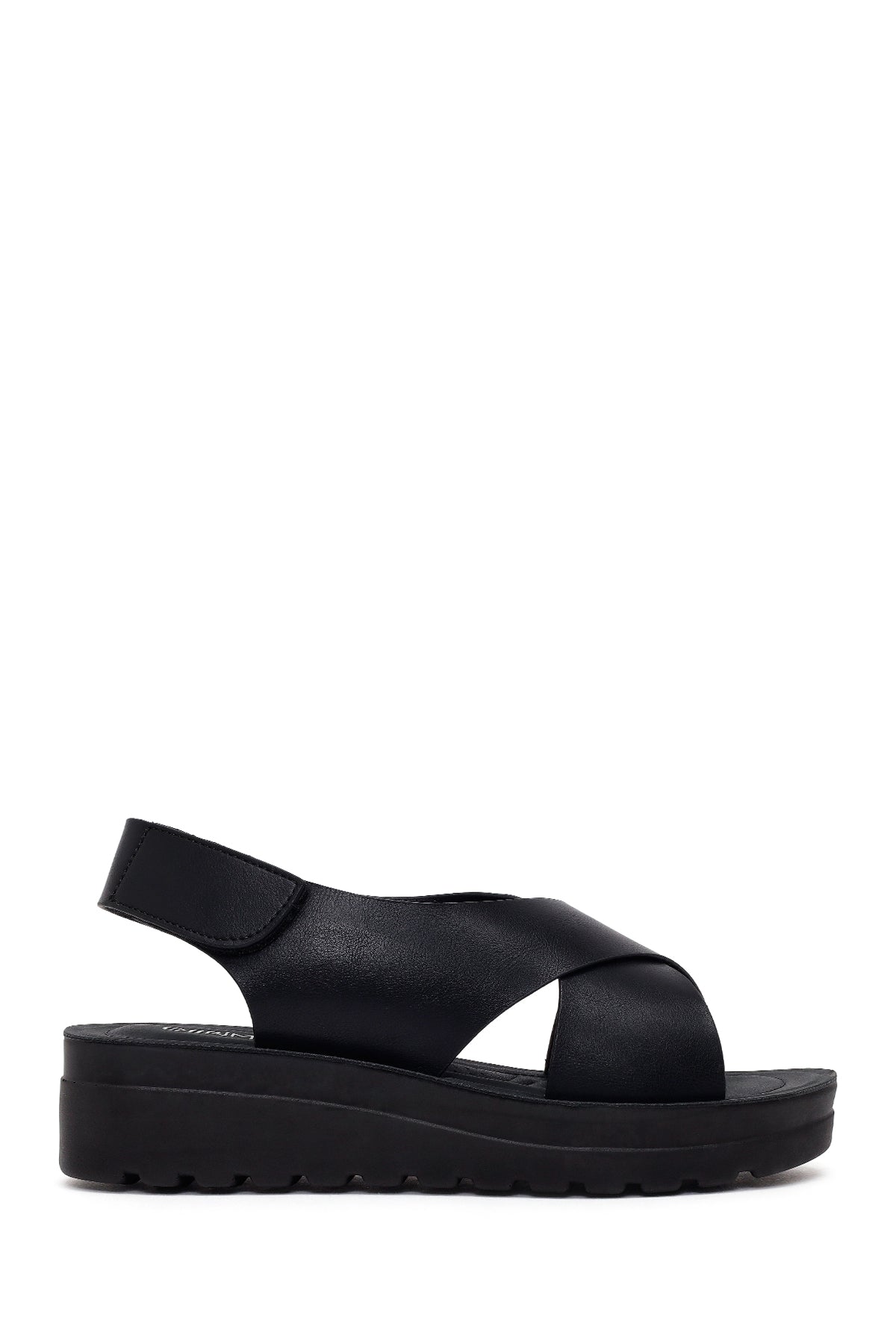 Woman Black Thick-Soled Sandal 26SFE466318 | Derimod