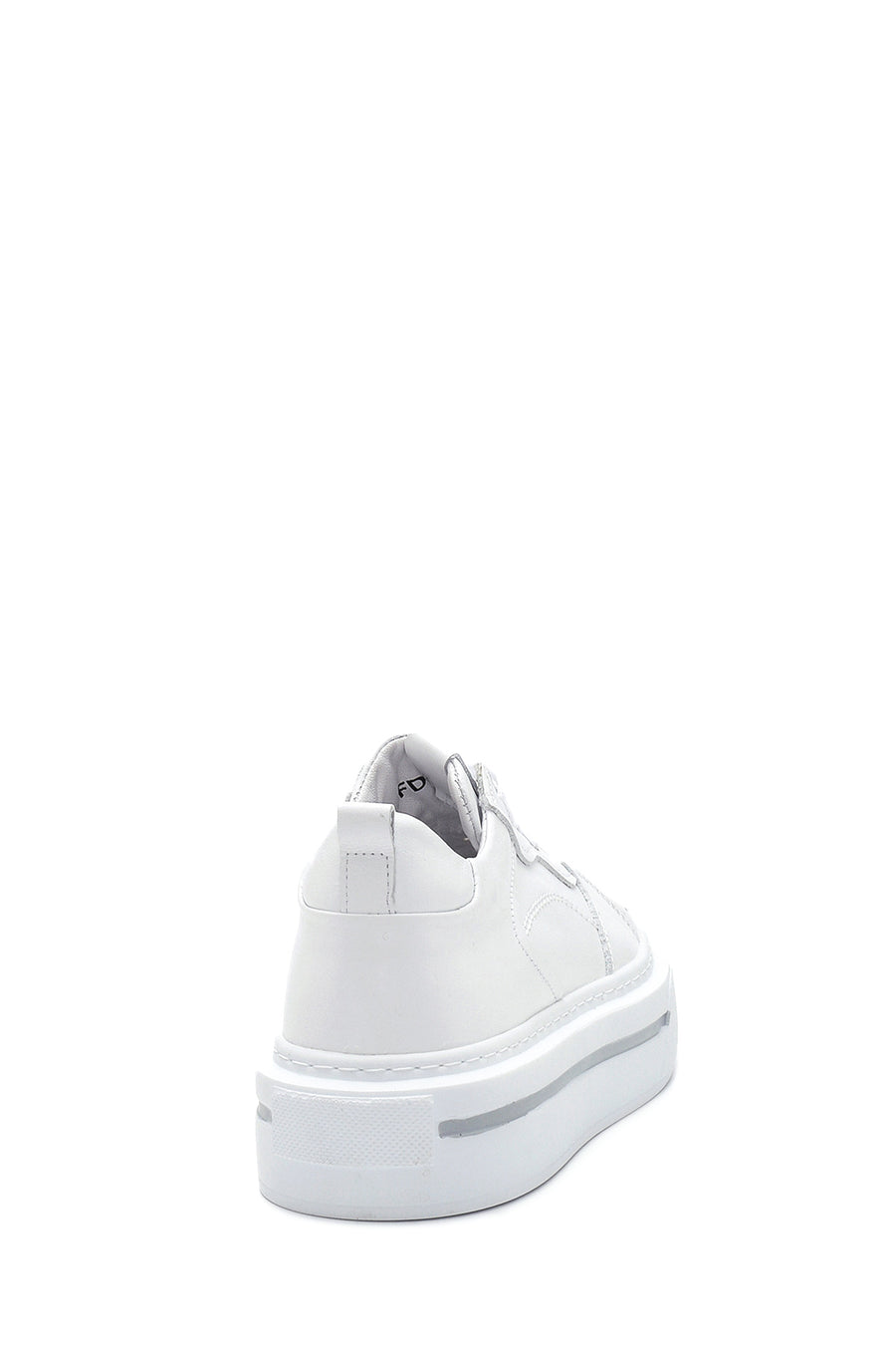 Women's White Leather Sneaker