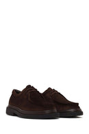Male Brown Lace-up Suede Casual Shoes | Derimod