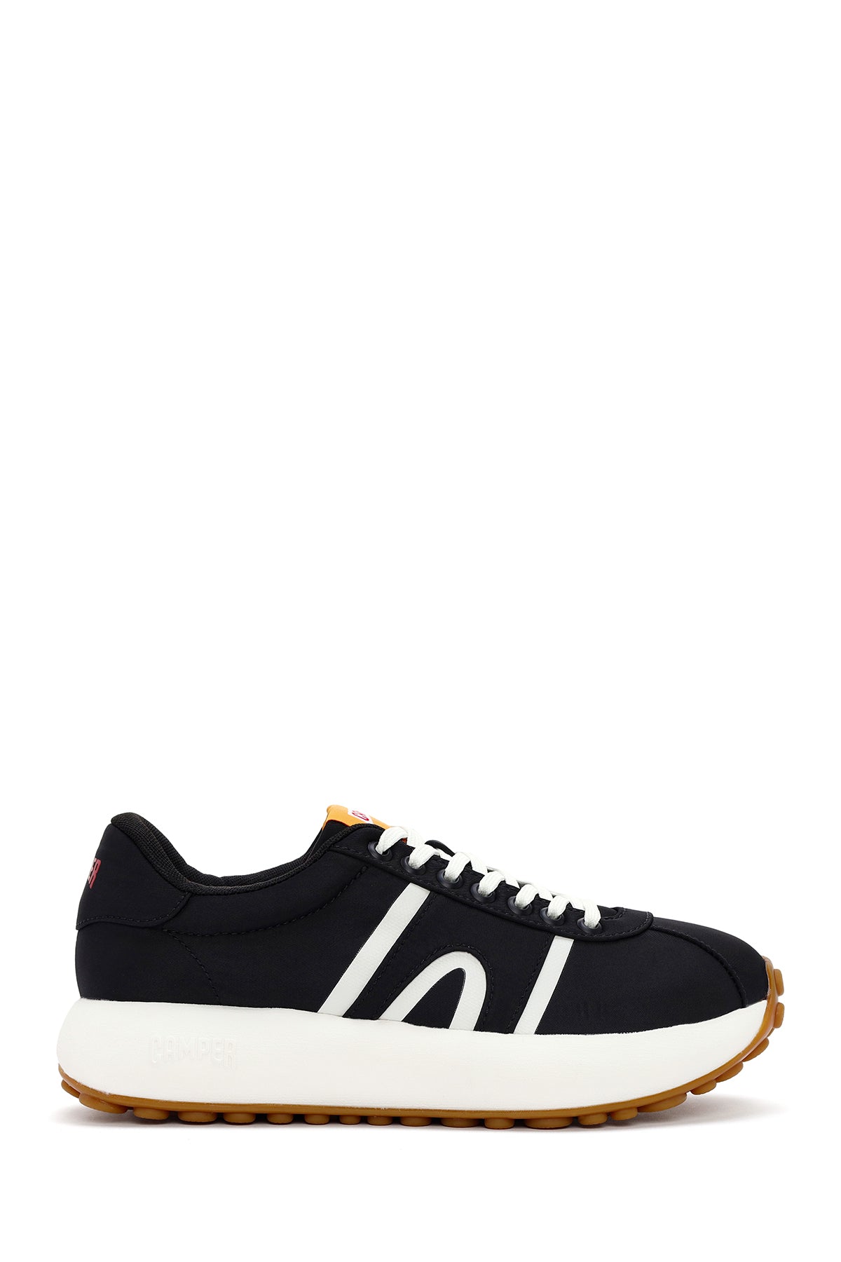 Camper Erkek Siyah Pelotas Athens Bağcıklı Kumaş Sneaker K100943 | Derimod