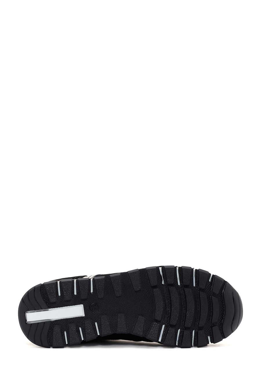 Women's Black Suede Leather Detailed Sneaker