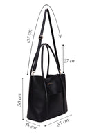 Woman Black Long Strappy Shoulder Bag | Derimod