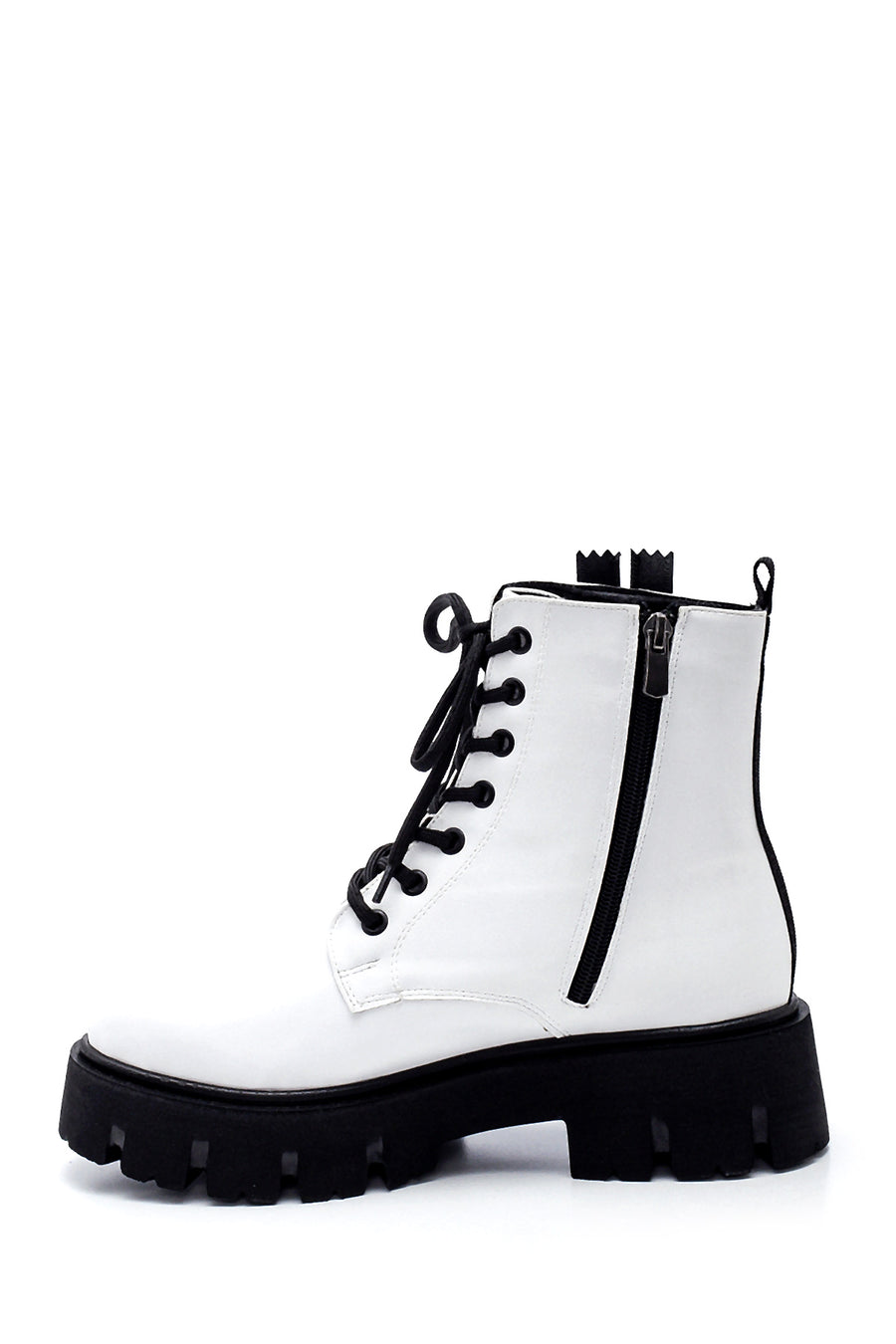 Women's Thick Soled Zippered Boots