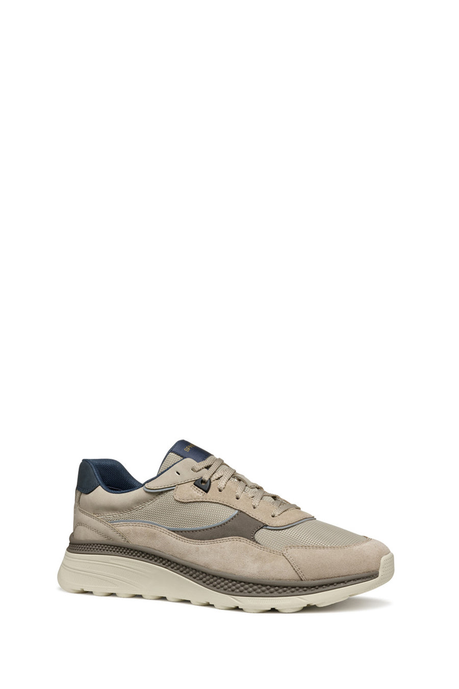 Geox Men's Beige U Spherica Active X1 A - Mes Water Laced Sneaker