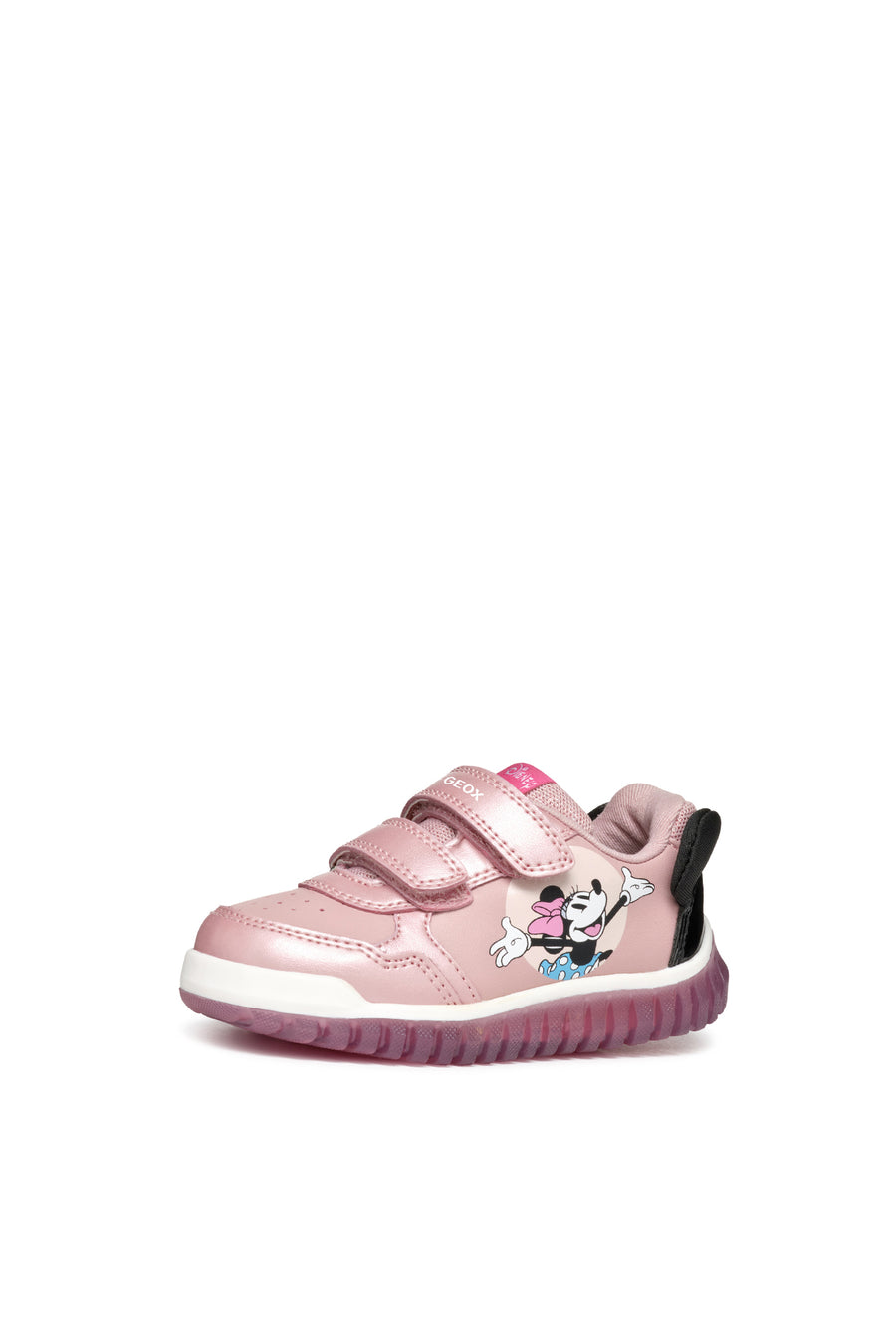 Geox Baby Girl Pink Lightyloo Strappy Sneakers