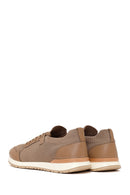 Male Mink Lace-Up Fabric Sneaker | Derimod