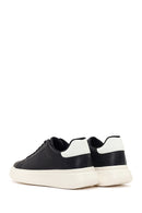 Erkek Siyah Bağcıklı Kalın Tabanlı Sneaker | Derimod