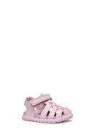 Geox Kız Bebek Pembe B Sandal Fusbetto A - Synt.Lea Bantlı Sandalet | Derimod